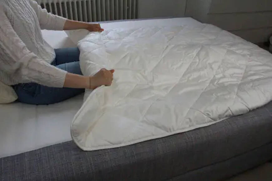 Kipli Decke mit Probeschläferin